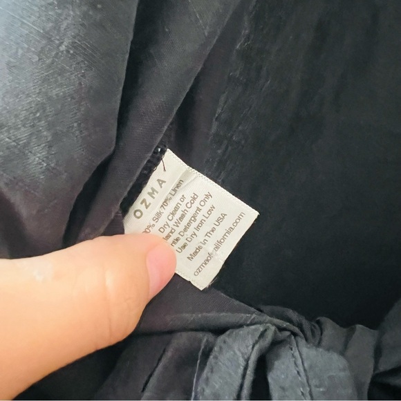 Ozma Silk Noir Matador Romper Size Small​​​ - Picture 5 of 8